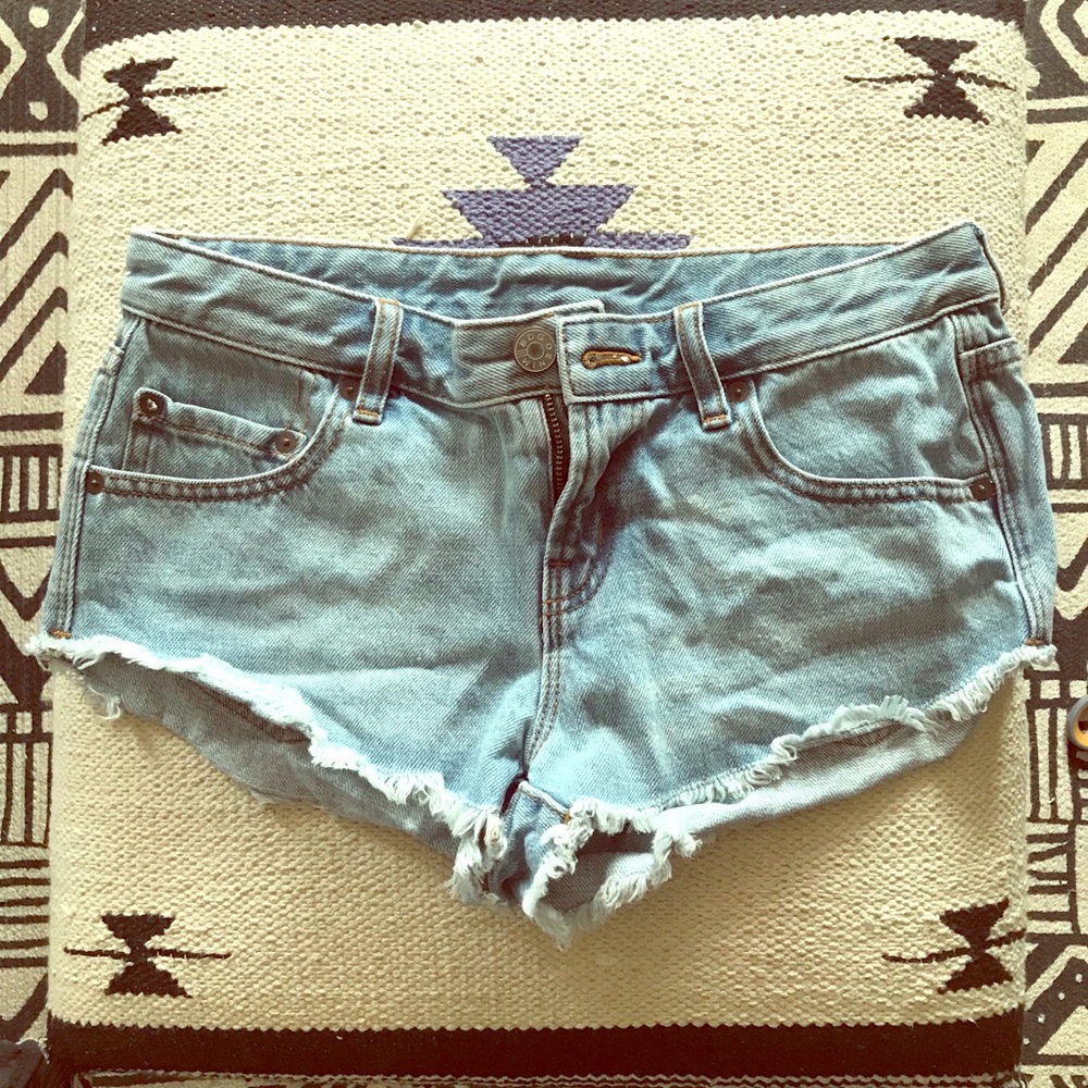 BDG denim shorts
